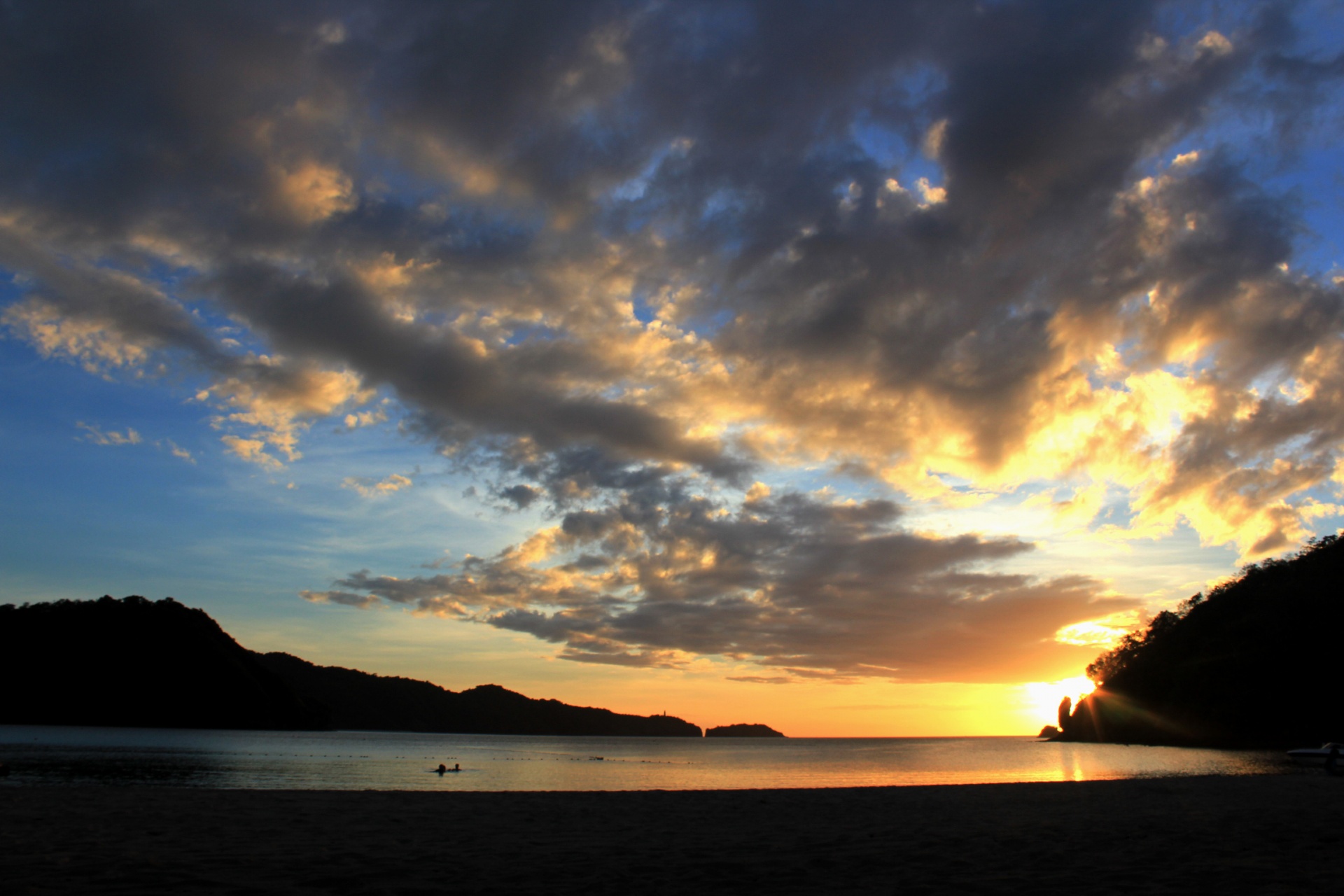 carta da parati al tramonto,cielo,nube,orizzonte,ultimi bagliori,natura