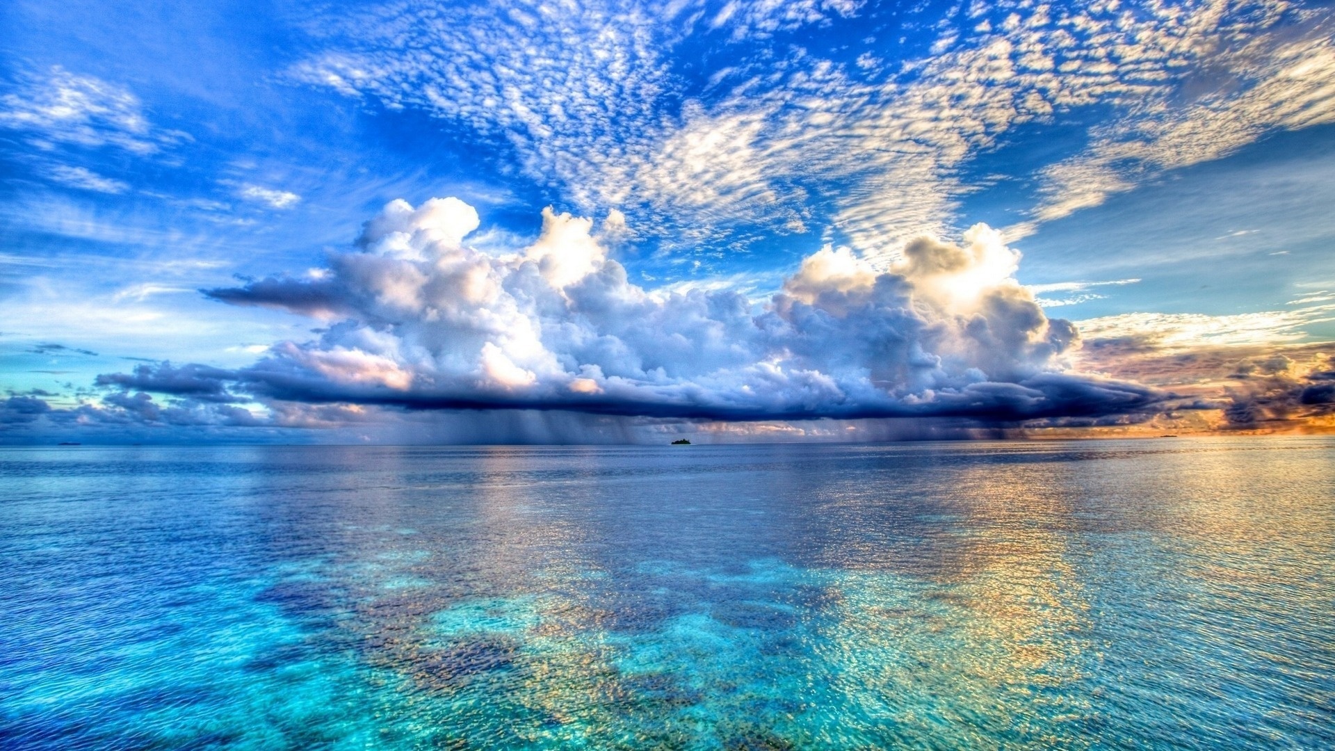 海の壁紙,空,自然,雲,自然の風景,青い
