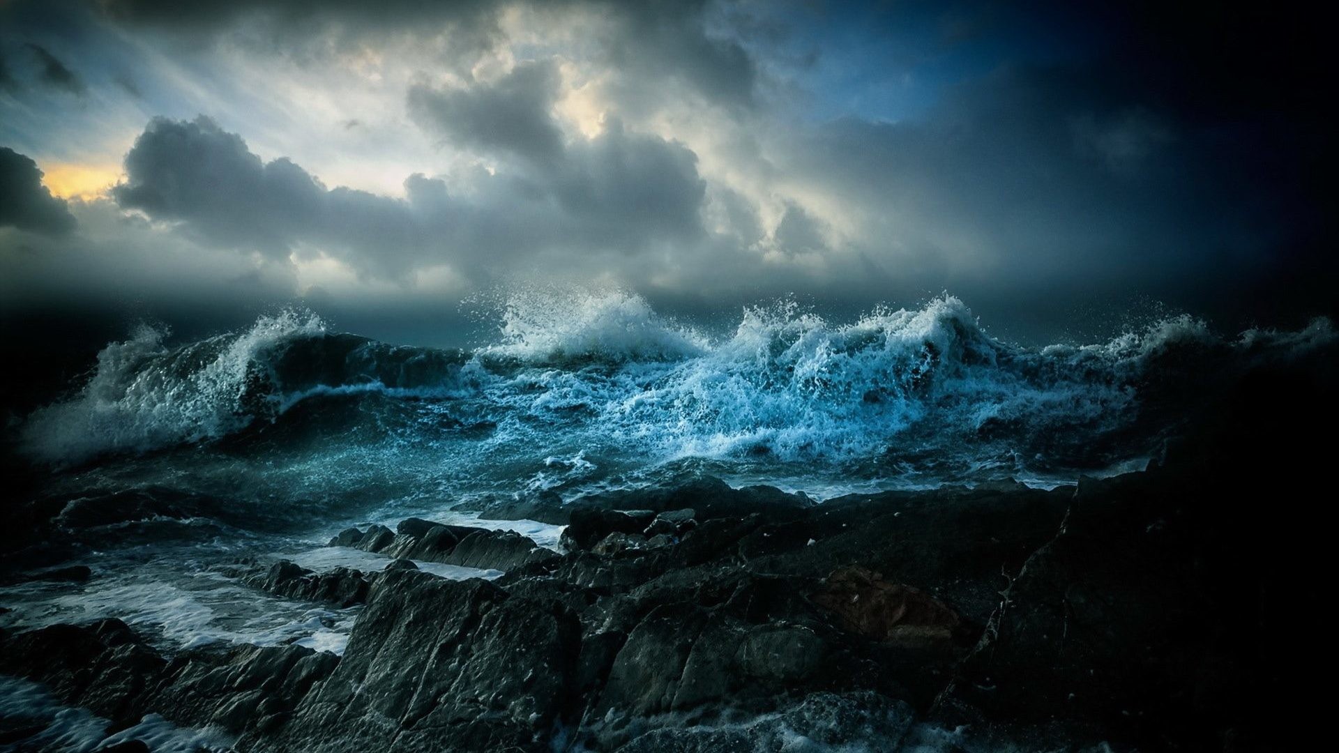 fond d'écran de la mer,ciel,vague,la nature,mer,océan