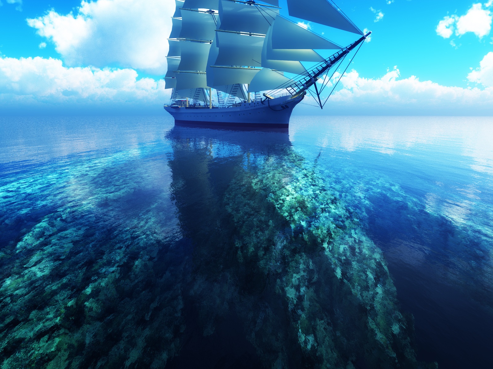 fondo de pantalla de mar,oceano,cielo,vehículo,mar,embarcacion