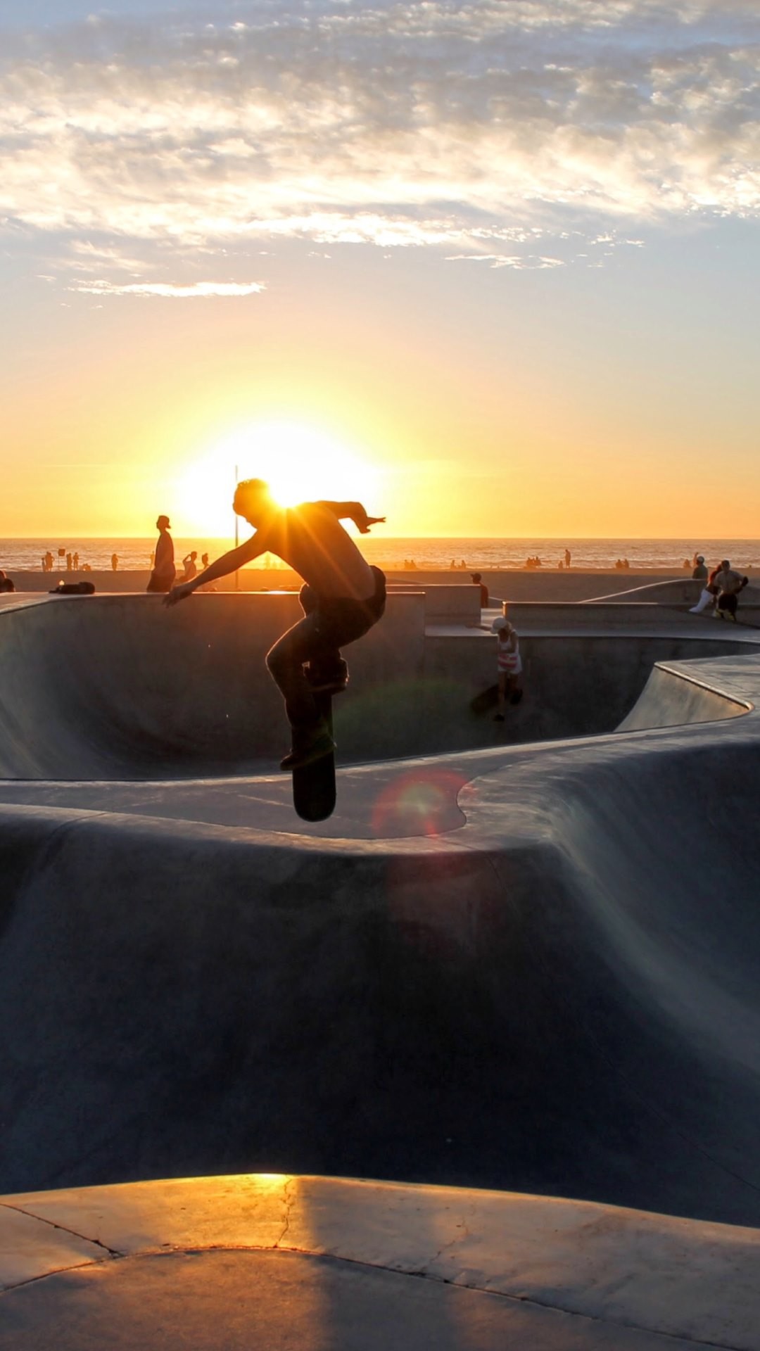 skate wallpaper iphone,skateboarding,sky,skateboard,sport venue,skateboarding equipment