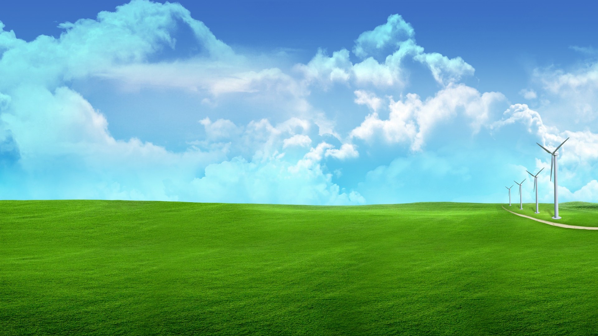 breeze wallpaper,grassland,sky,green,natural landscape,nature