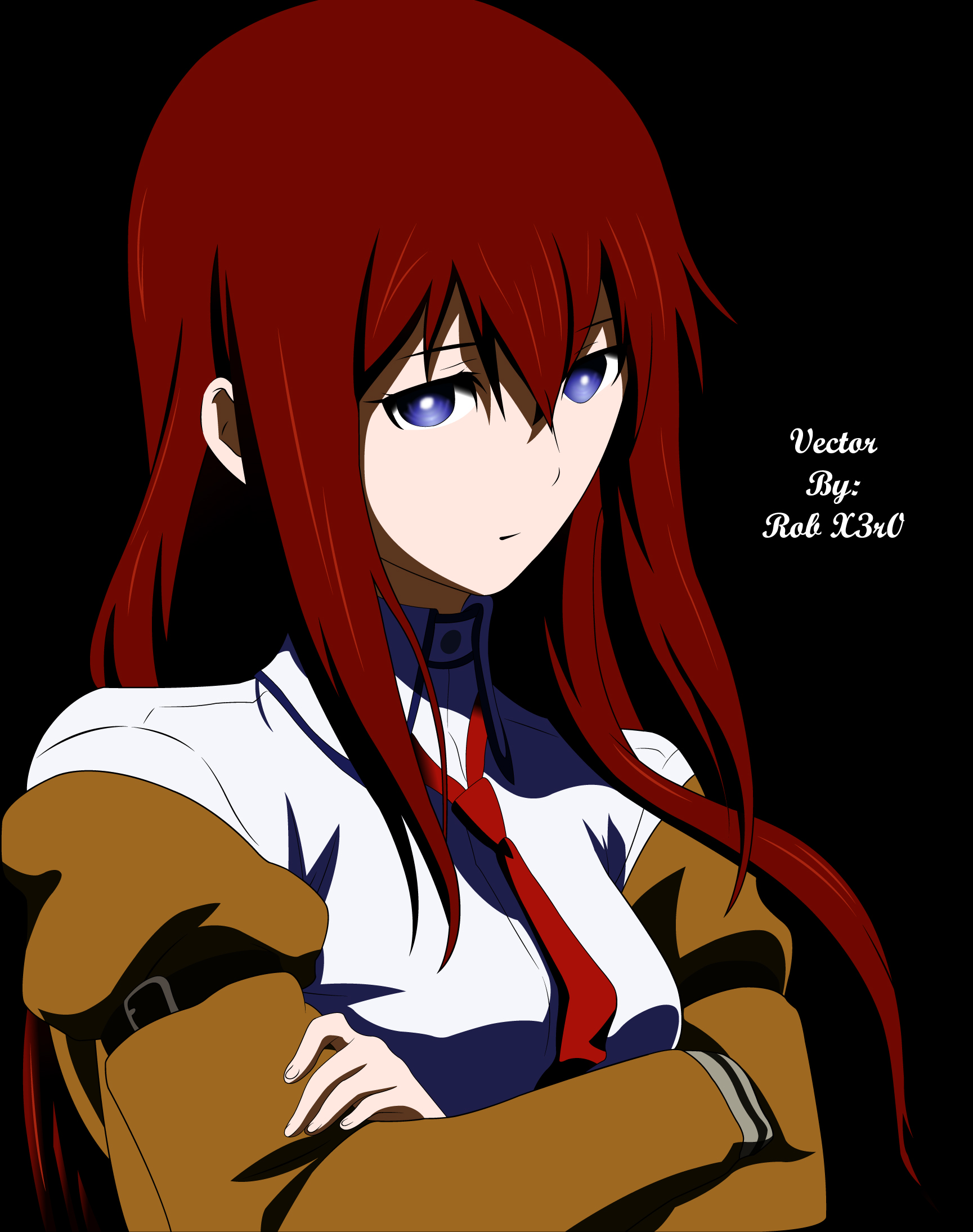 makise kurisu wallpaper,cartoon,anime,red,long hair,animation