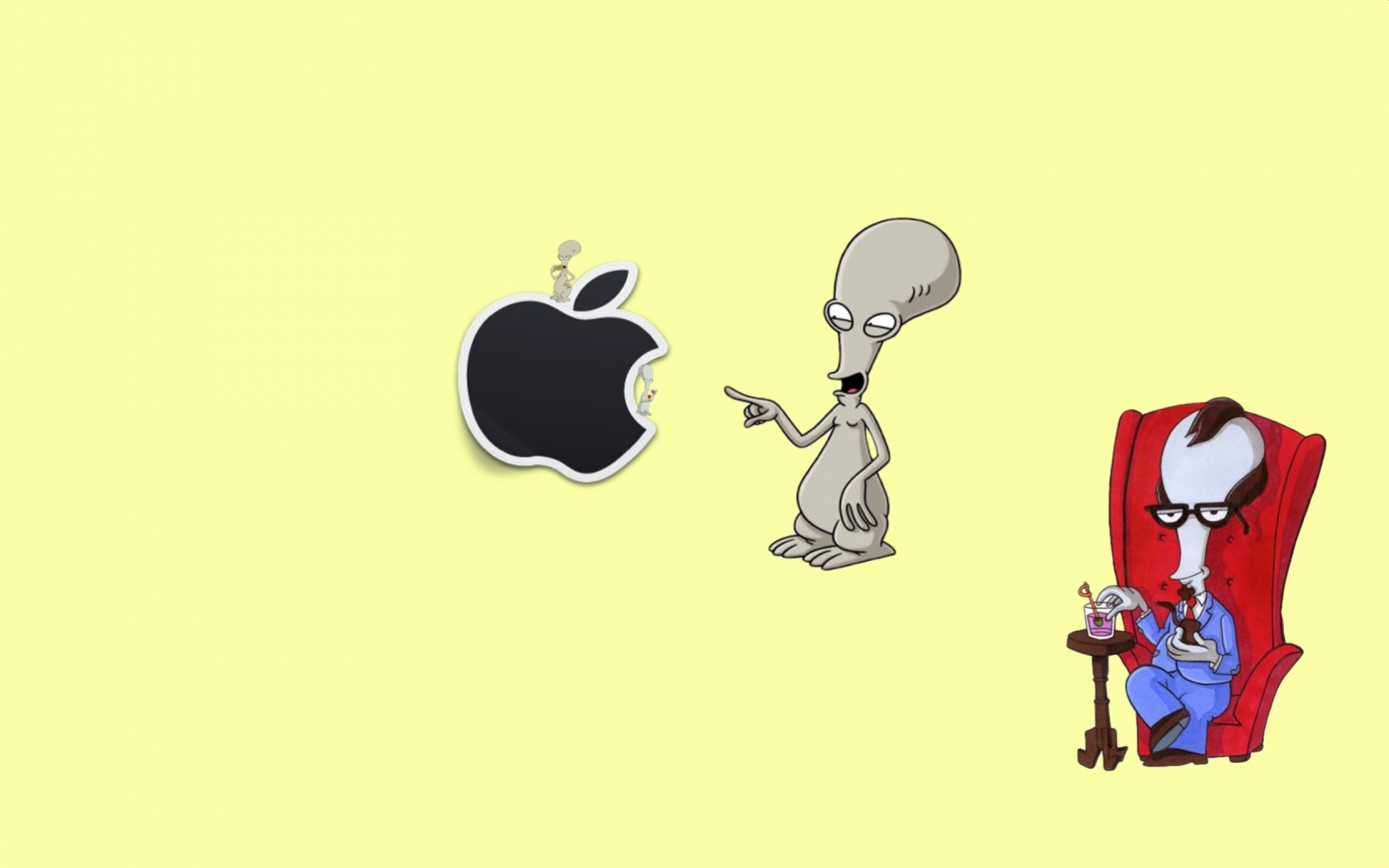 roger american dad wallpaper,cartoon,illustration,animation,t shirt,art