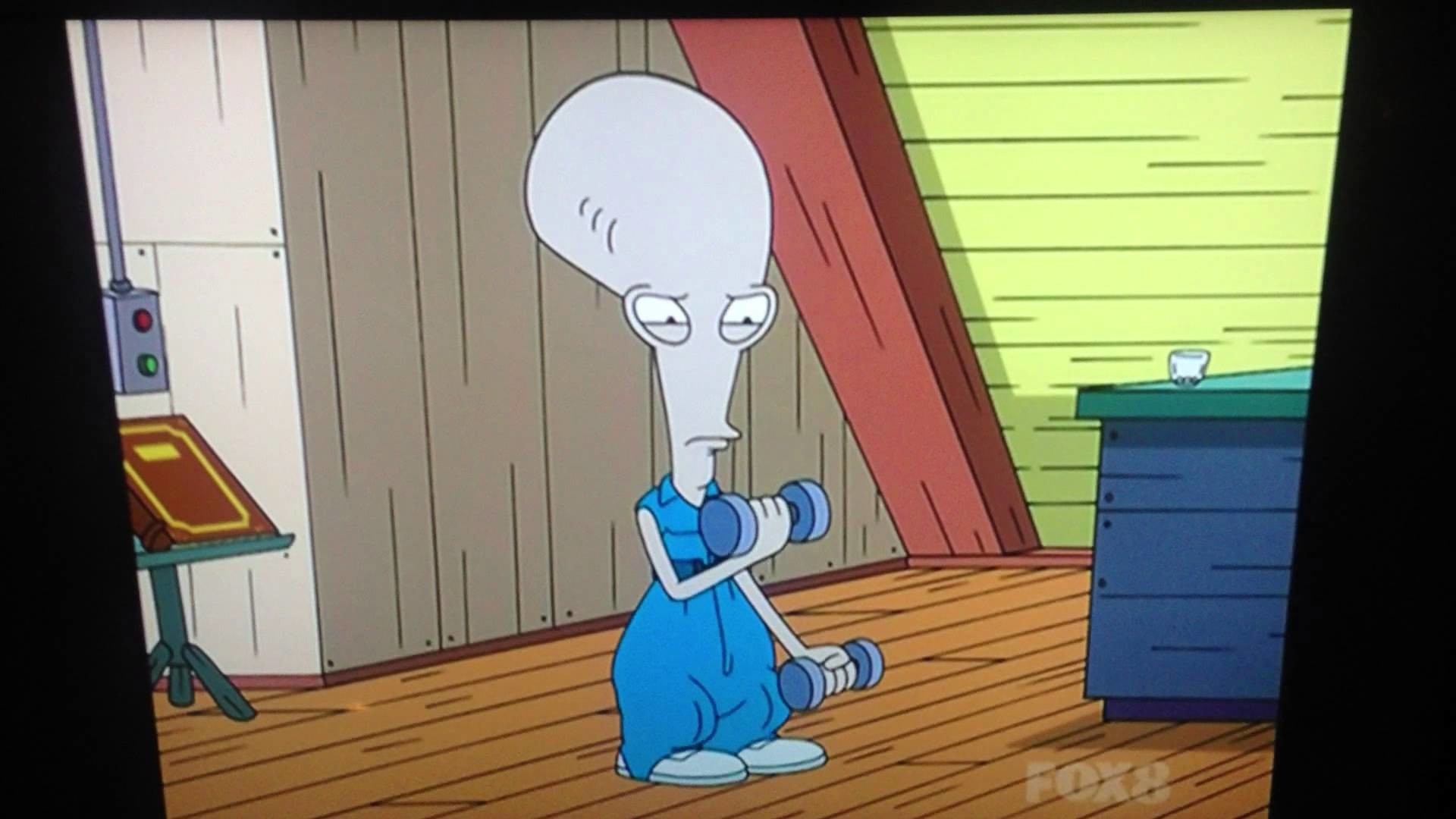 American Dad Alien Workout WallpaperUse