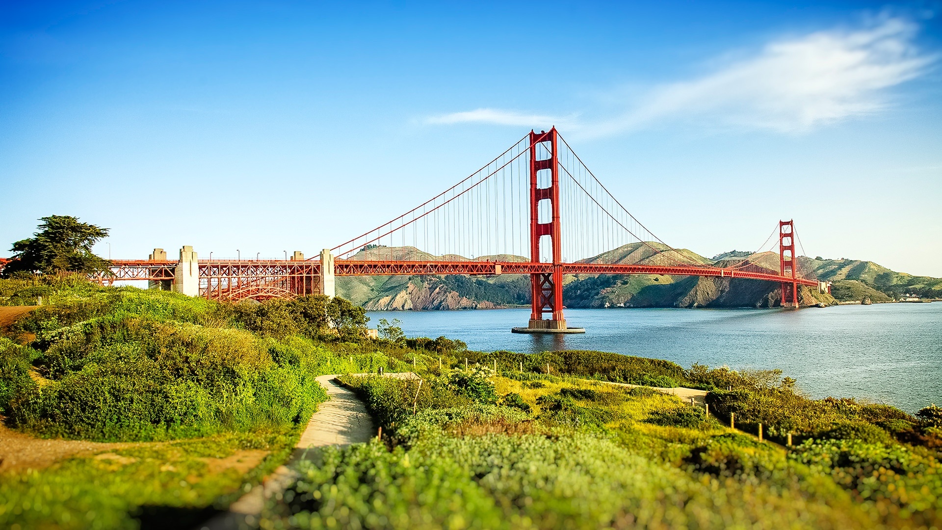 golden gate wallpaper,brücke,hängebrücke,schrägseilbrücke,natürliche landschaft,himmel