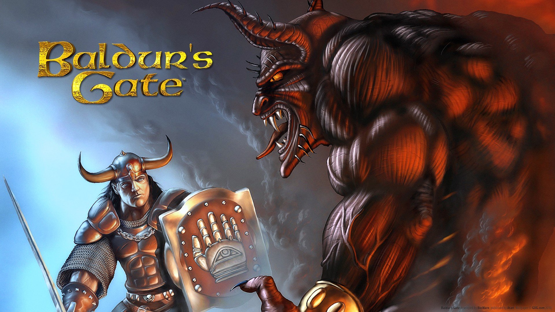 gate wallpaper,demon,mythology,cg artwork,action adventure game,supernatural creature
