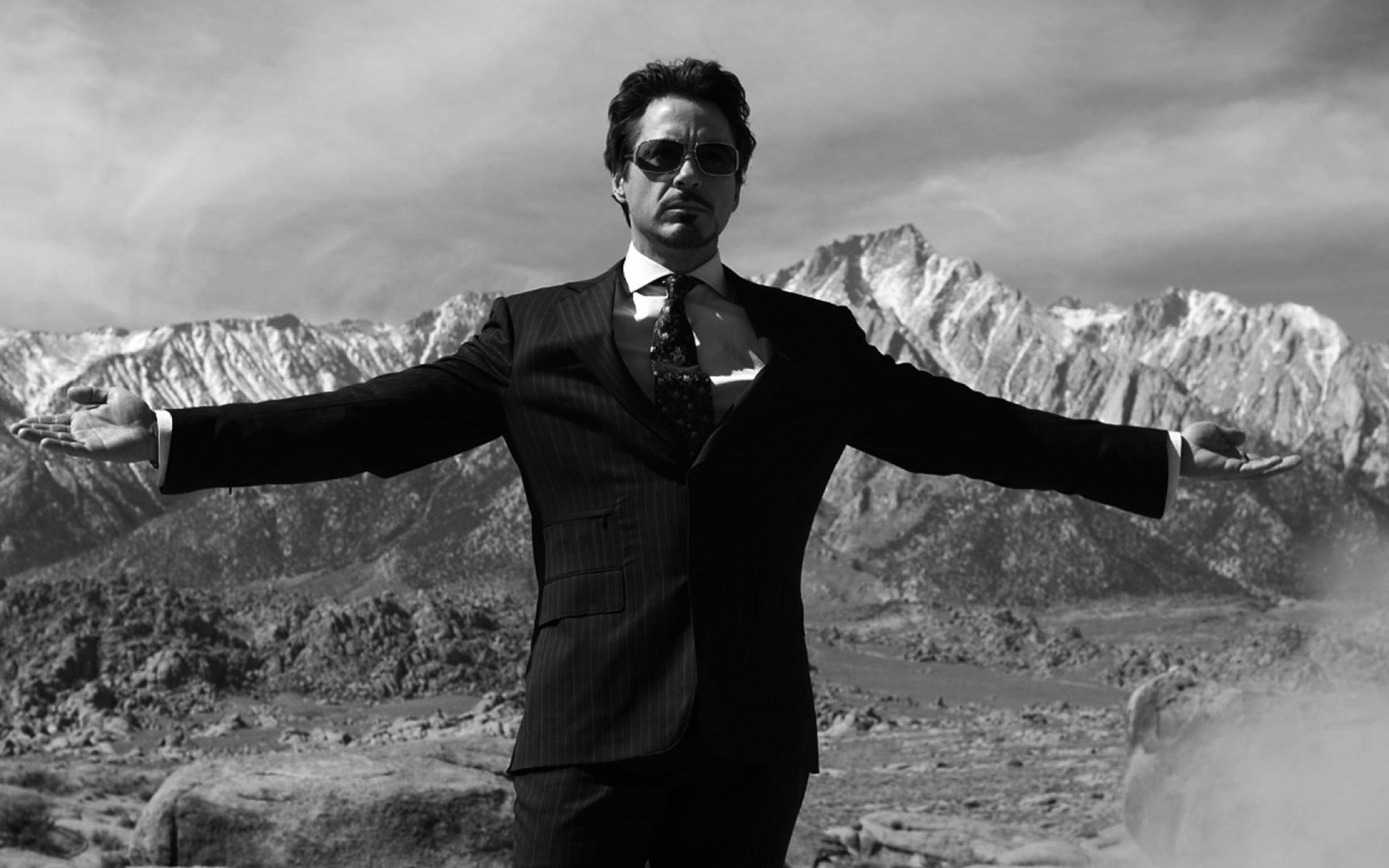 robert downey jr wallpaper iphone,photograph,standing,black and white,photography,fun