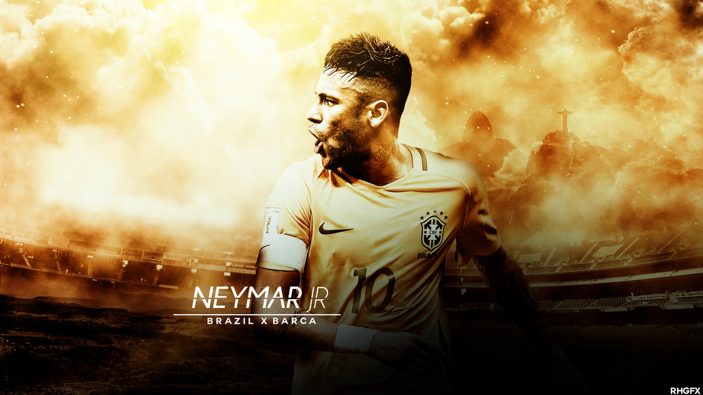 fond d'écran neymar 2017,joueur de football,joueur,ciel,police de caractère,la photographie