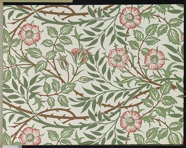 ウィリアムモリス壁紙サンプル,パターン,花柄,繊維,設計,工場