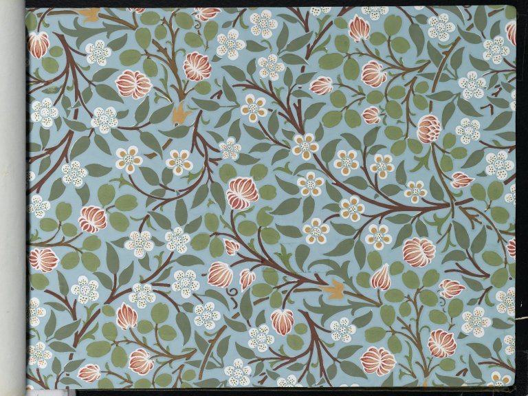 Wallpaper Sample Book William Morris Clover WallpaperUse
