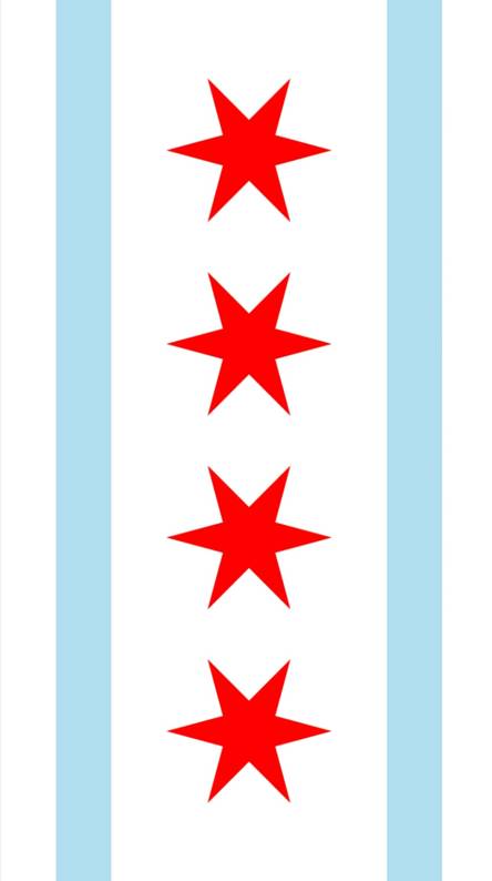 시카고 플래그 벽지,깃발