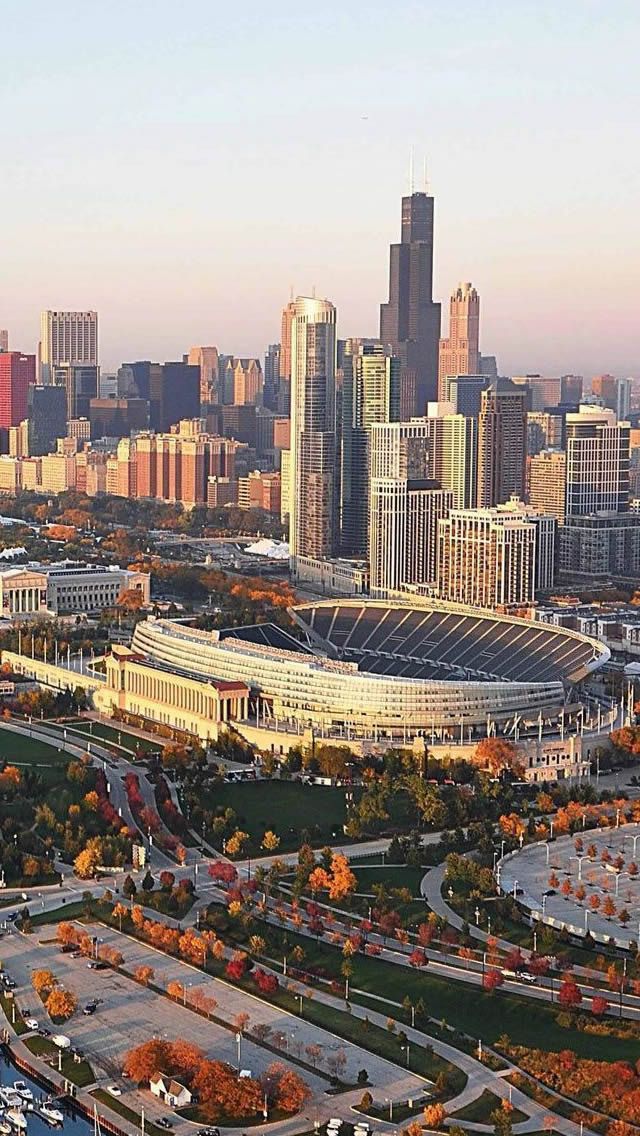 chicago fondo de pantalla para iphone,ciudad,paisaje urbano,área metropolitana,horizonte,área urbana