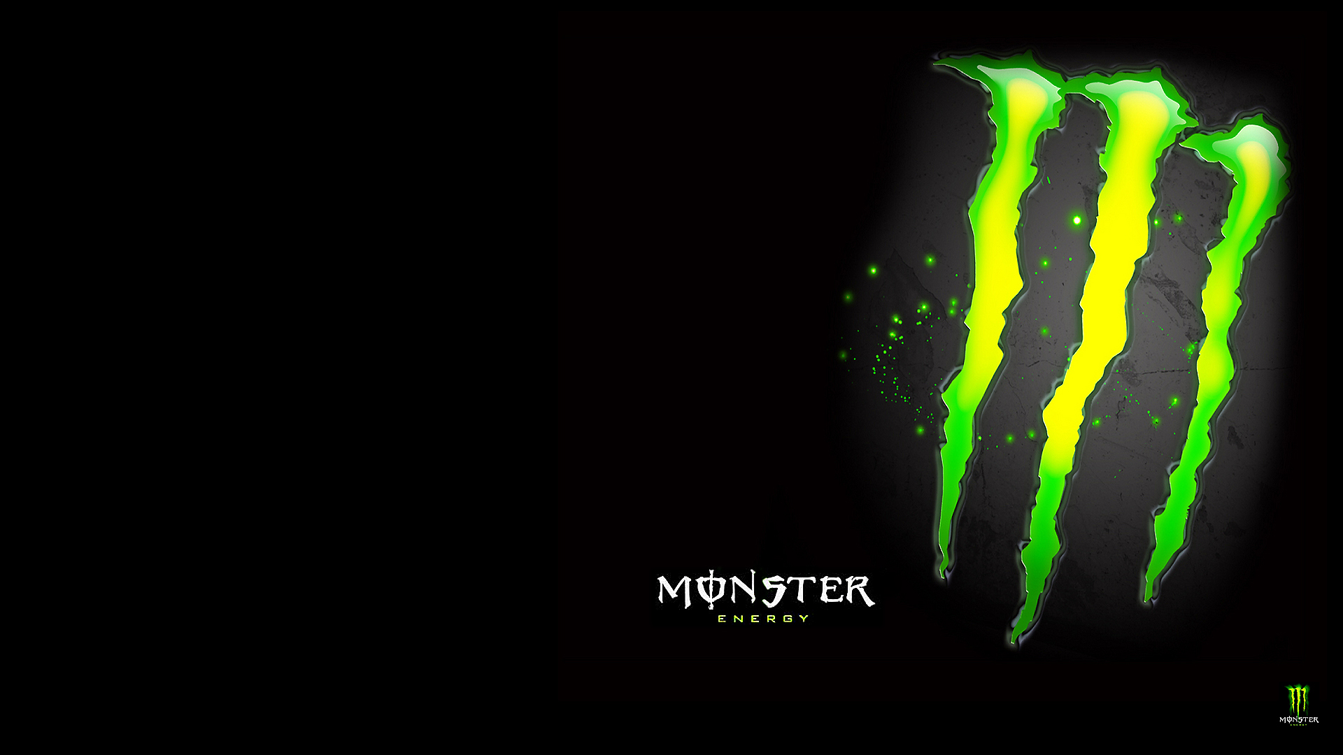 monster energy drink wallpaper,green,light,font,organism,technology