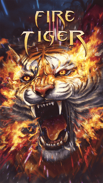 fire tiger wallpaper,movie,fiction,mythology,roar,poster