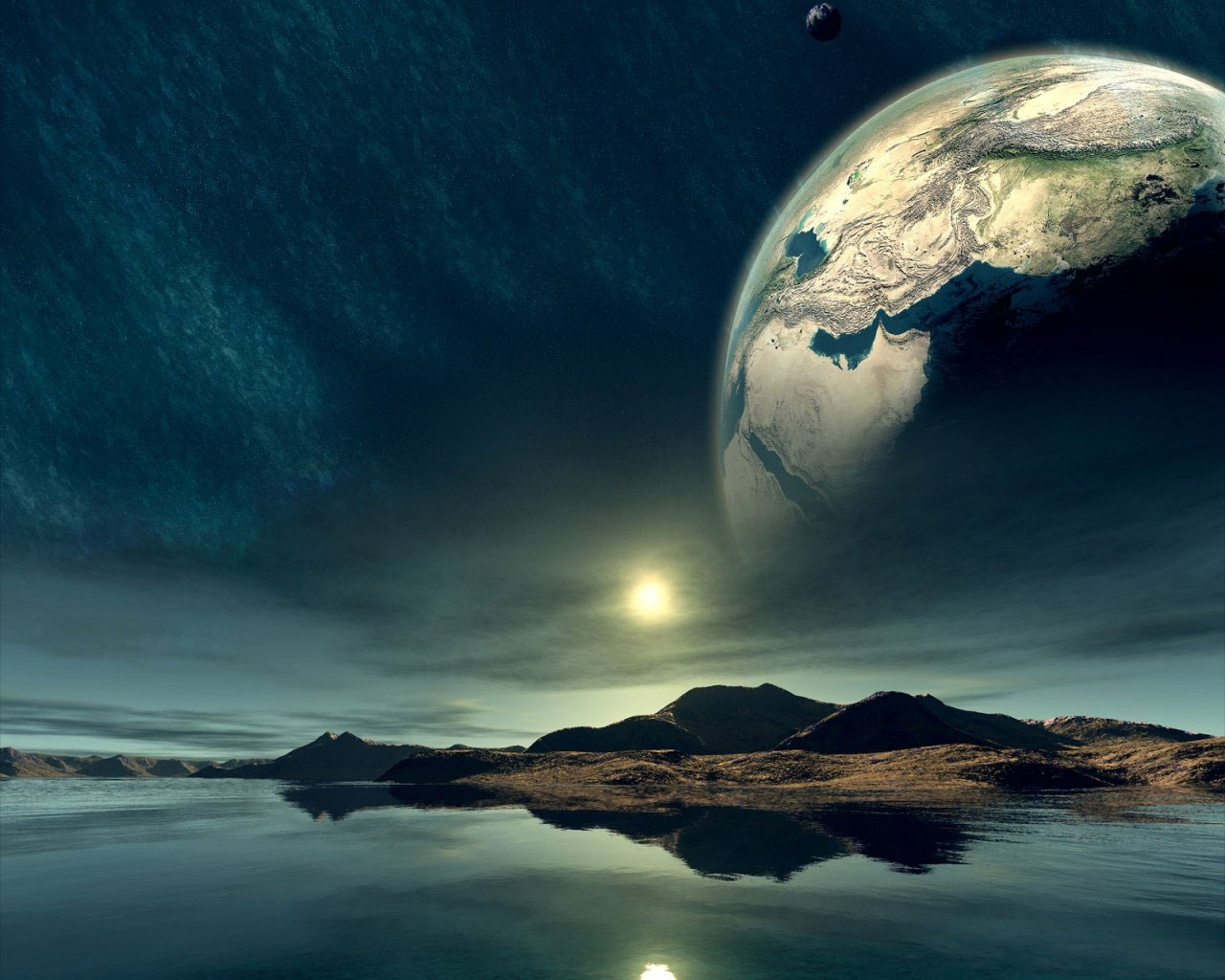 mundo de los sueños fondo de pantalla,naturaleza,cielo,luna,atmósfera,objeto astronómico