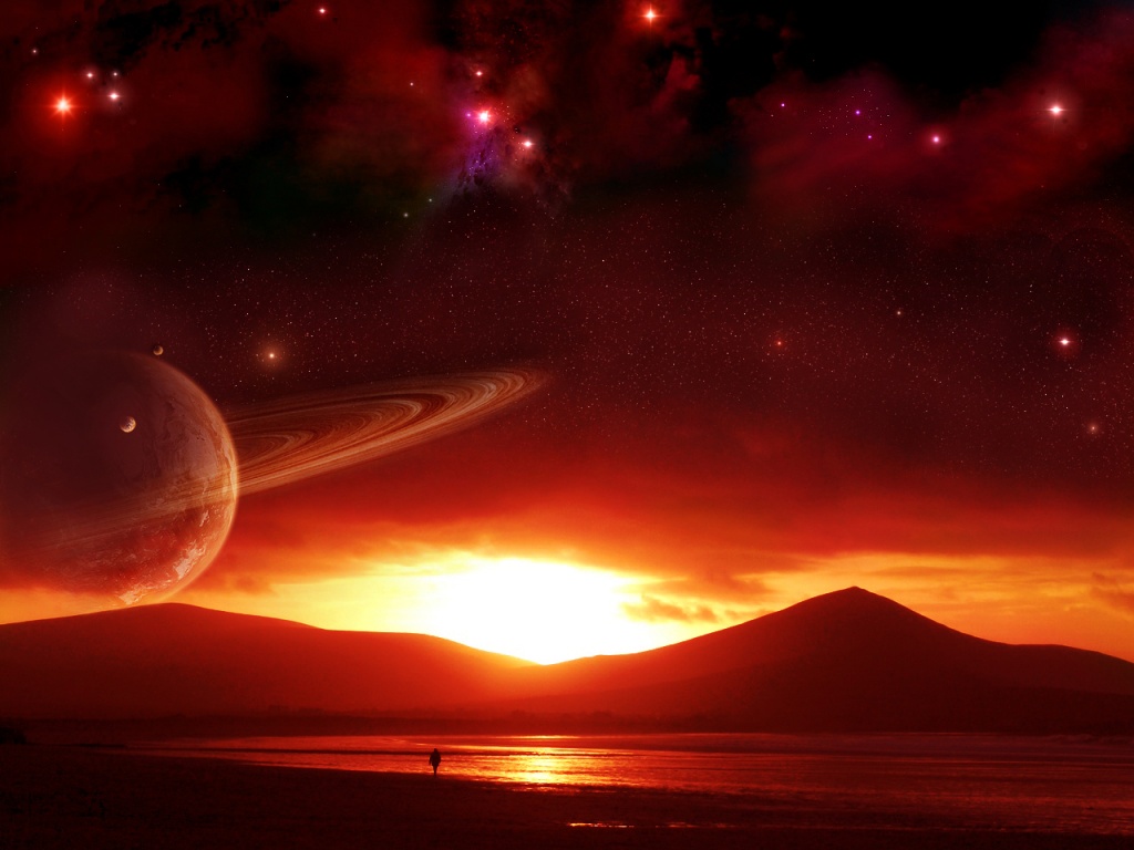 fondo de pantalla de eternidad,cielo,naturaleza,rojo,resplandor crepuscular,horizonte