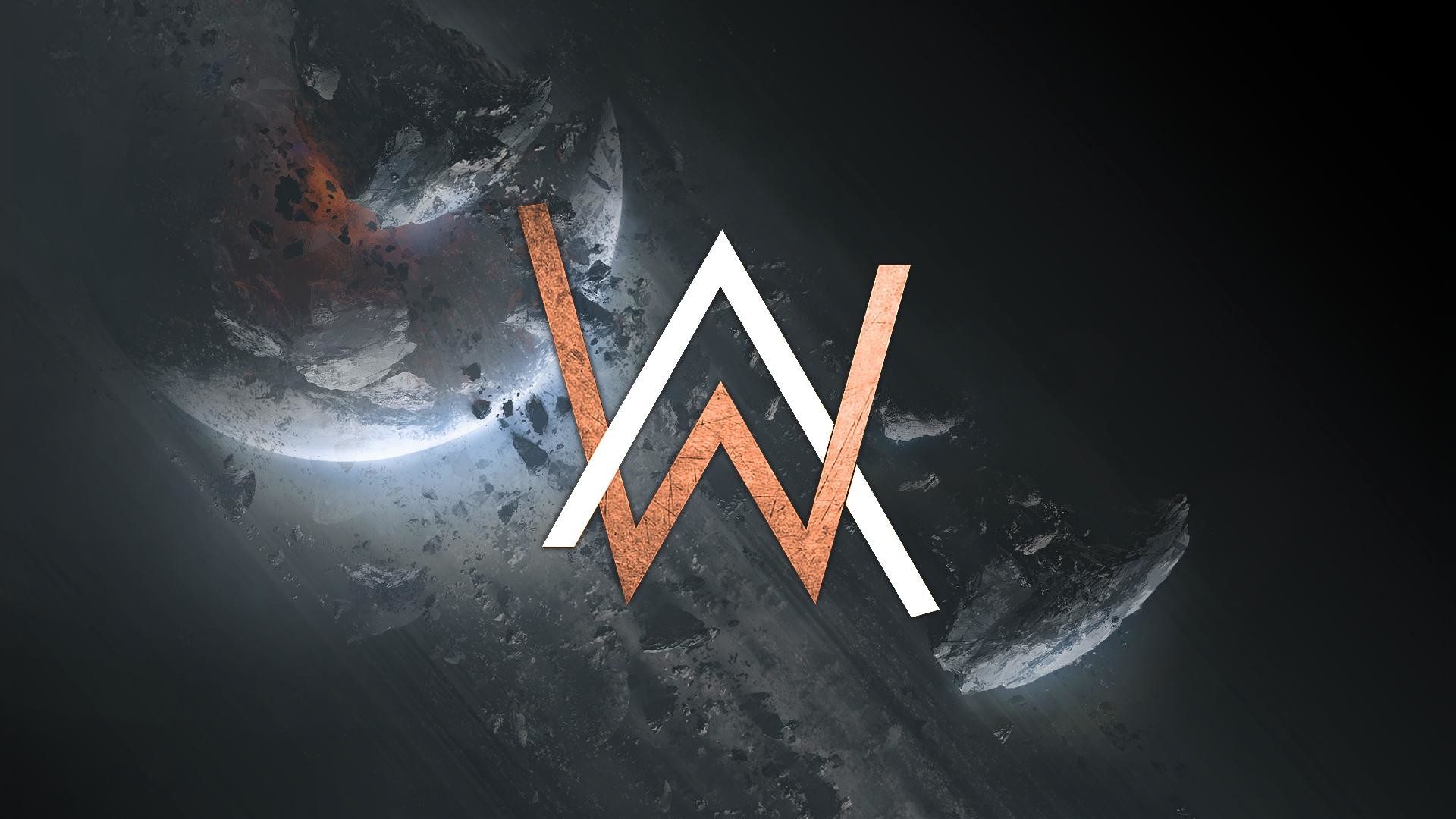 sfondi alan walker,font,grafica,disegno grafico,buio,spazio