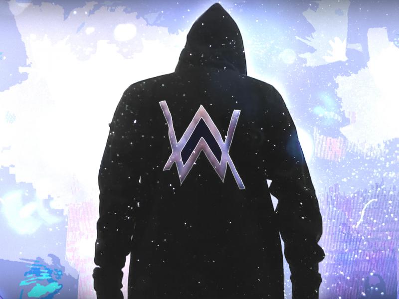 wallpapers alan walker,outerwear,cool,hood,hoodie,fictional character