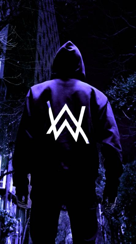 Alan Walker Phone Wallpaper Purple Violet Electric Blue Darkness Outerwear Wallpaperuse