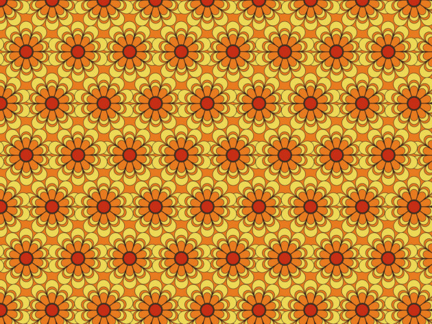 70 년대 스타일 벽지,무늬,주황색,노랑,직물,무늬