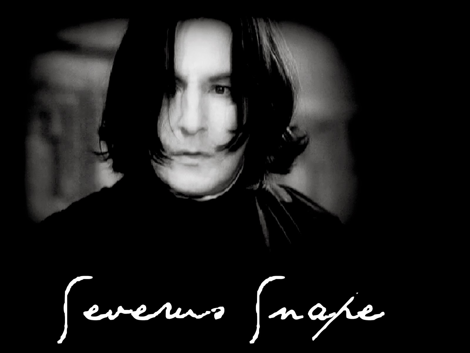 snape wallpaper,face,photograph,black,facial expression,black and white