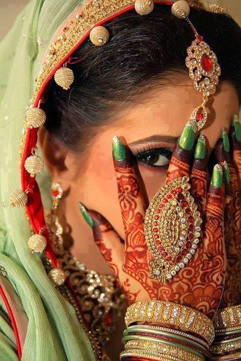 punjabi dulhan tapete,haar,mehndi,braut,muster,frisur