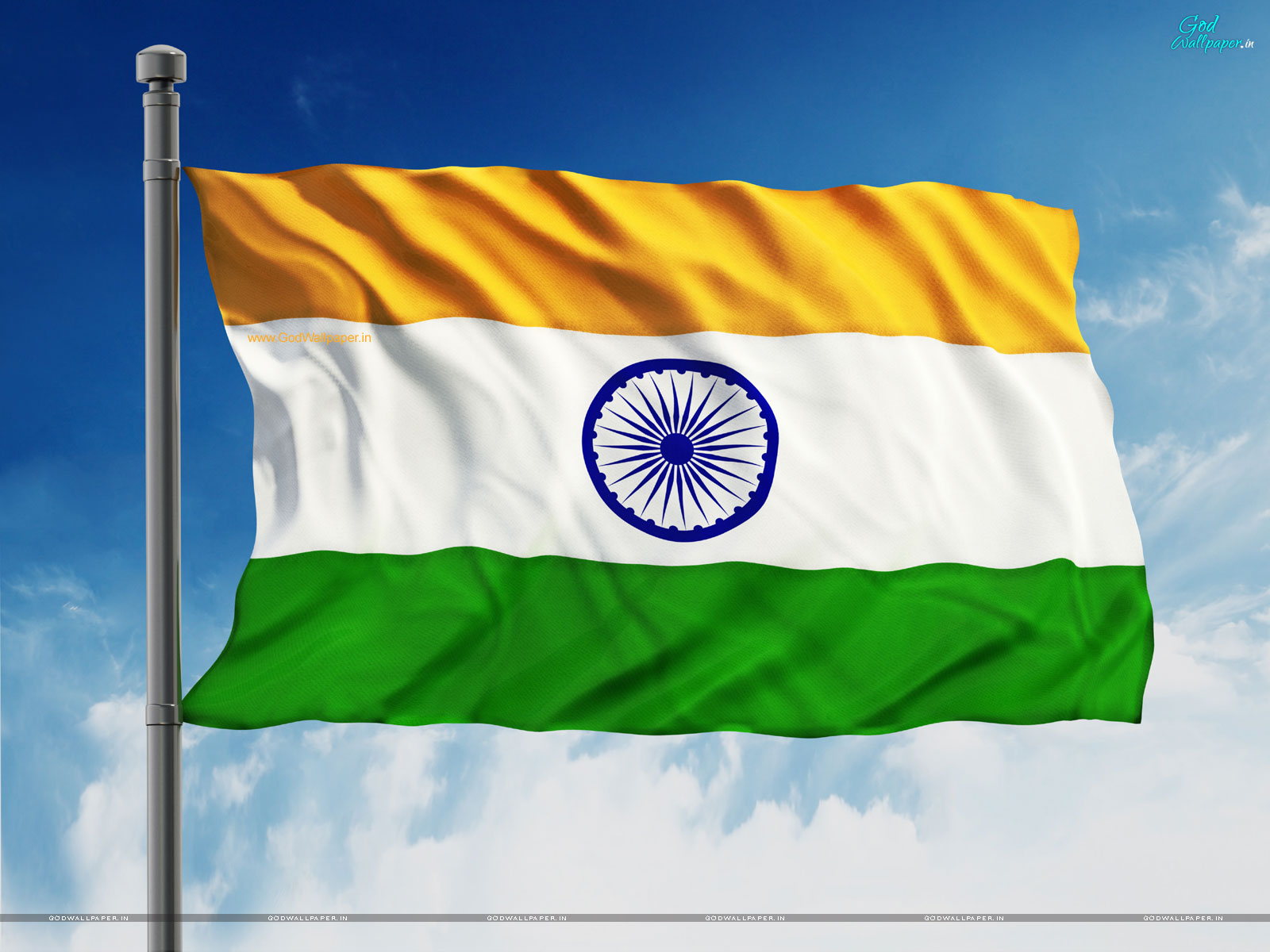 tiranga jhanda wallpaper herunterladen,flagge,himmel,banner,wolke