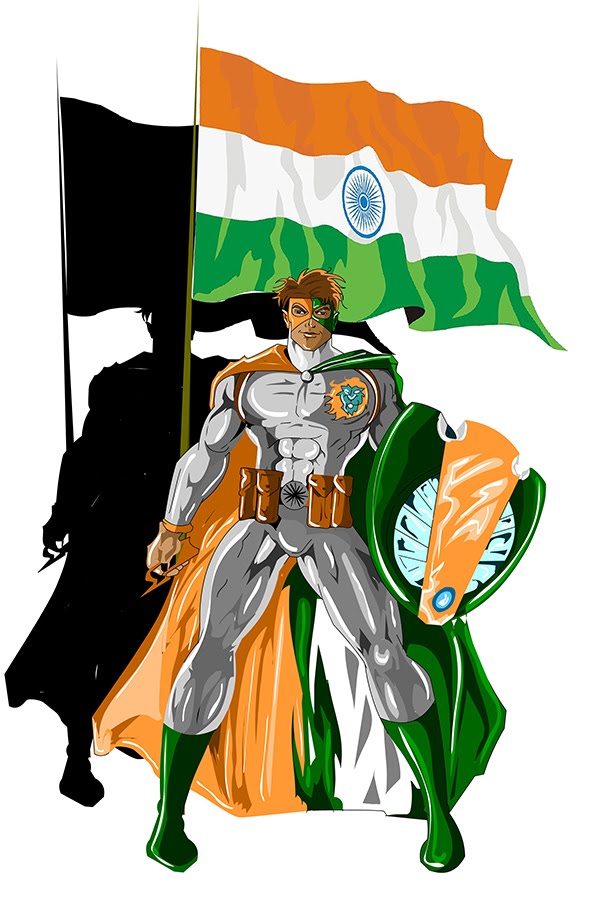 tiranga fondos de pantalla fotos caliente,personaje de ficción,dibujos animados,héroe,ilustración,figura de acción