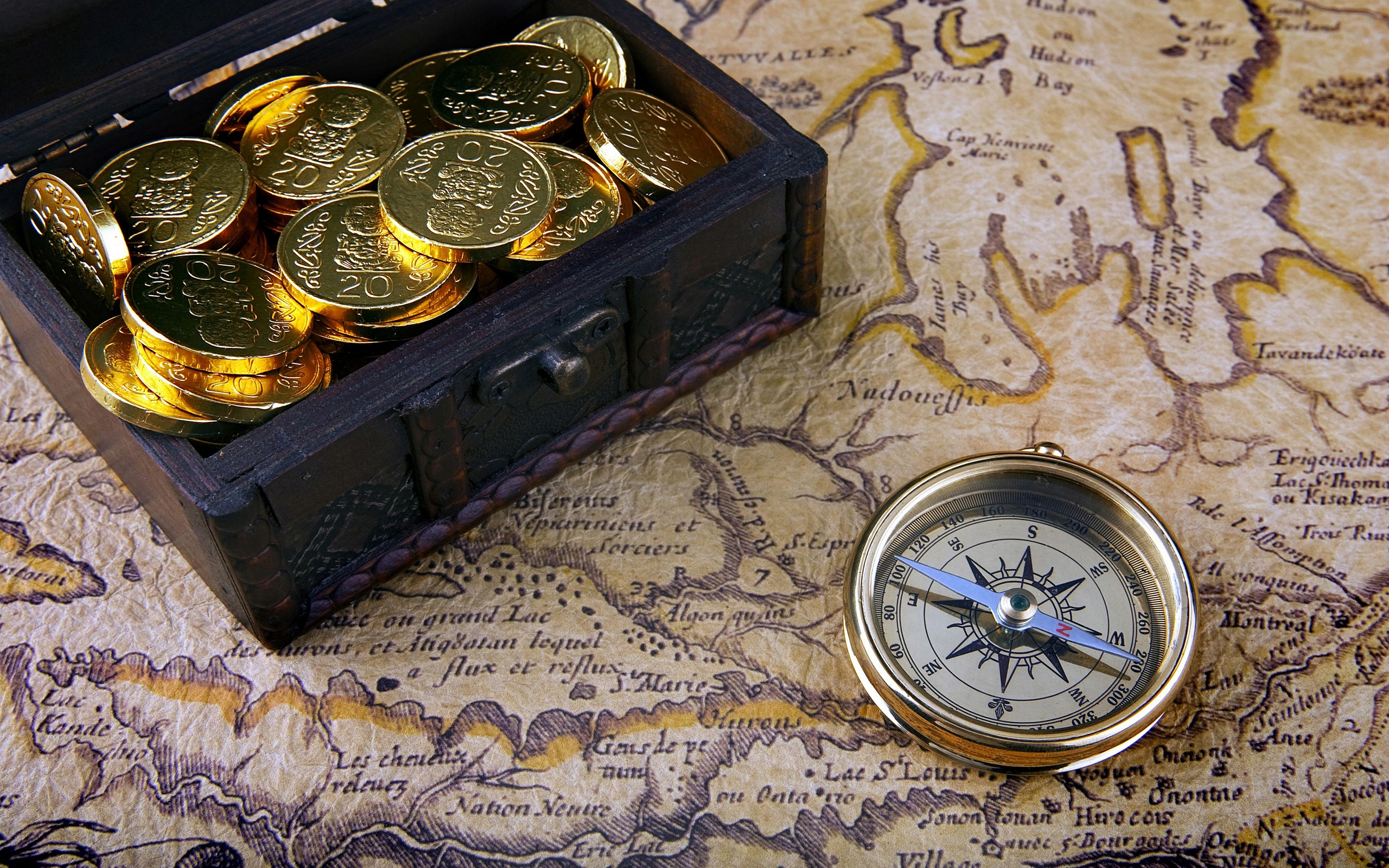 münztapete,kompass,beobachten,taschenuhr,metall,karte