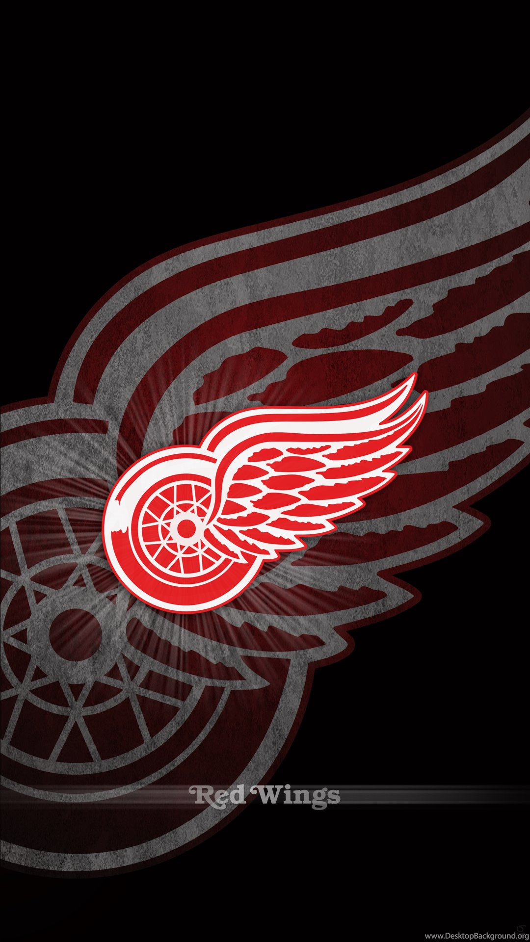 detroit red wings wallpaper,emblem,logo,flag,pattern,graphics