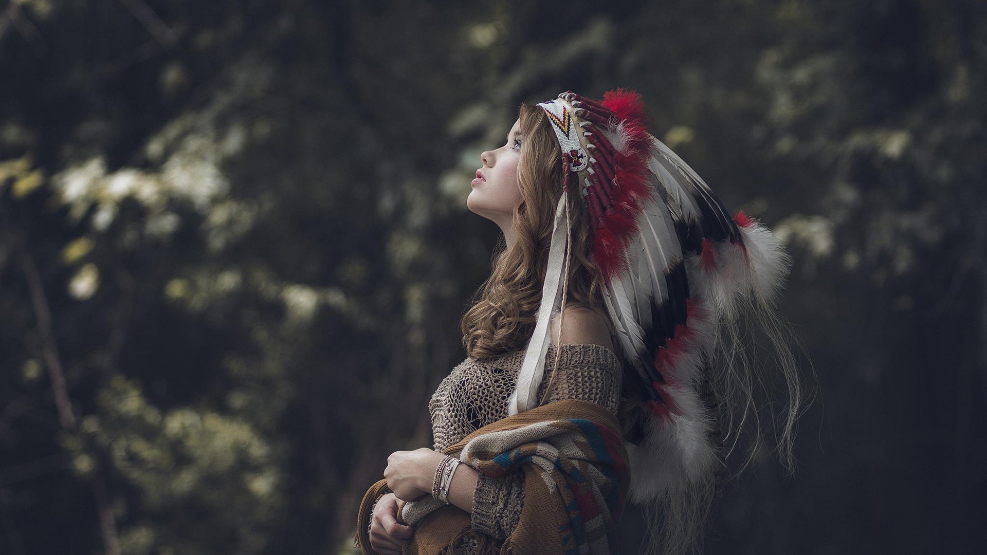 native american hd wallpaper,beauty,eye,photography,cg artwork,long hair