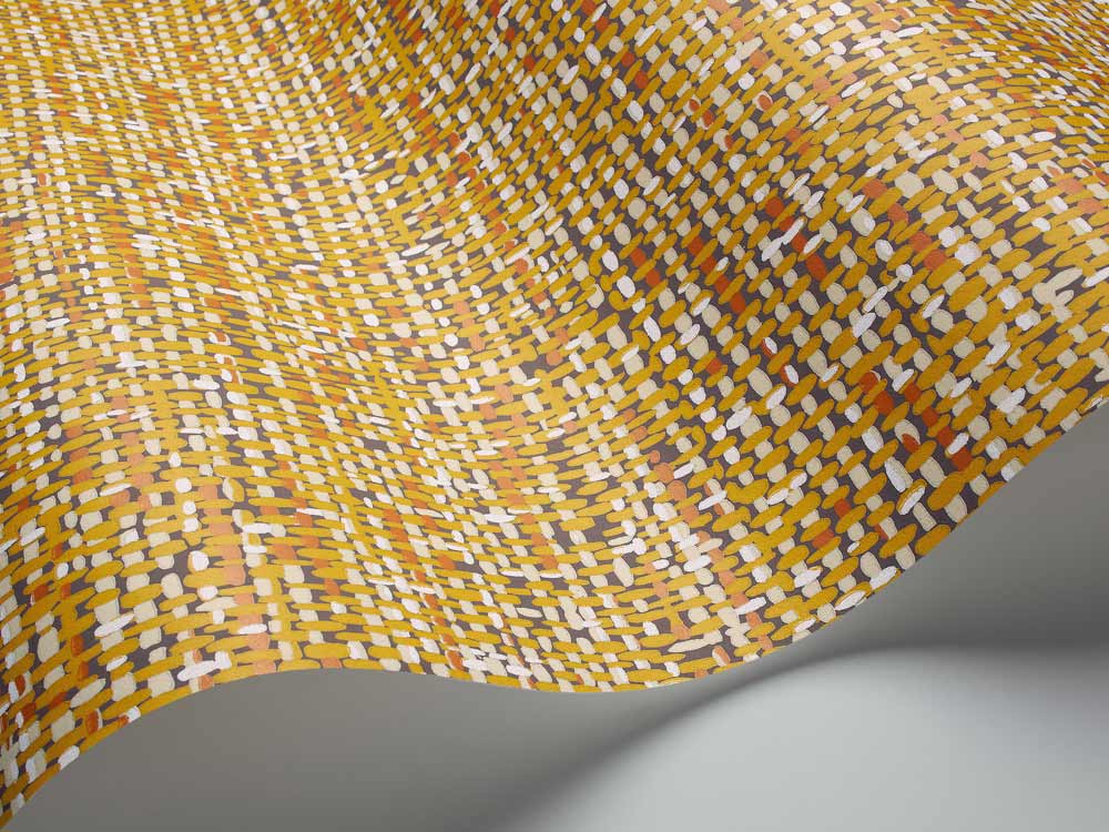 papel tapiz de tweed,amarillo,naranja,textil,techo,ropa de cama