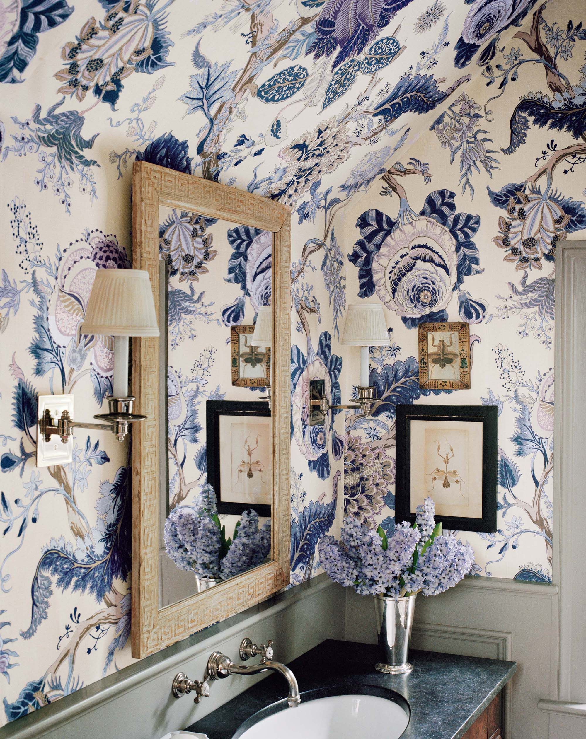 indian home wallpaper,room,blue,wallpaper,porcelain,wall