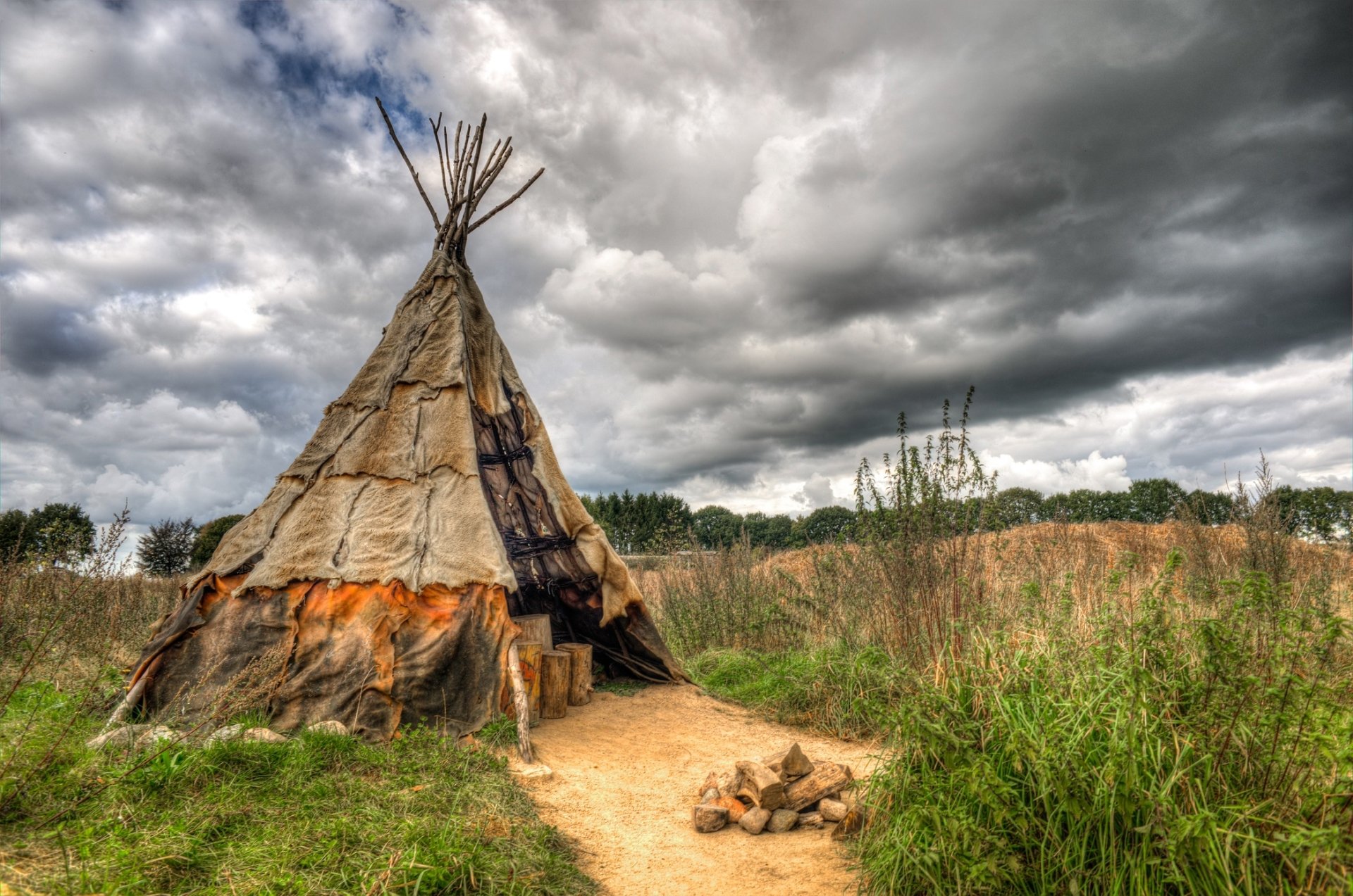 indian home wallpaper,natural landscape,sky,tree,grass,cloud