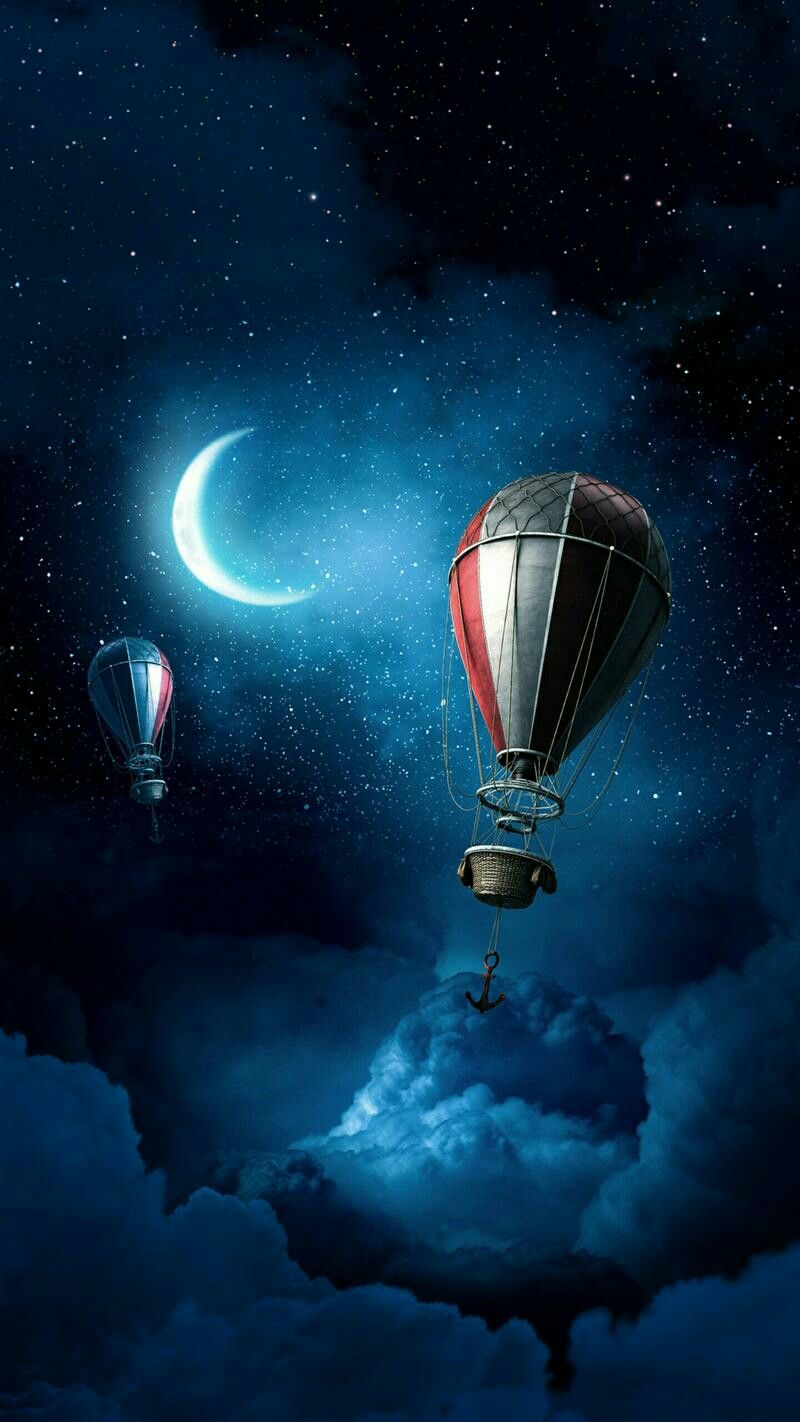hot iphone wallpaper,sky,hot air balloon,atmosphere,vehicle,illustration