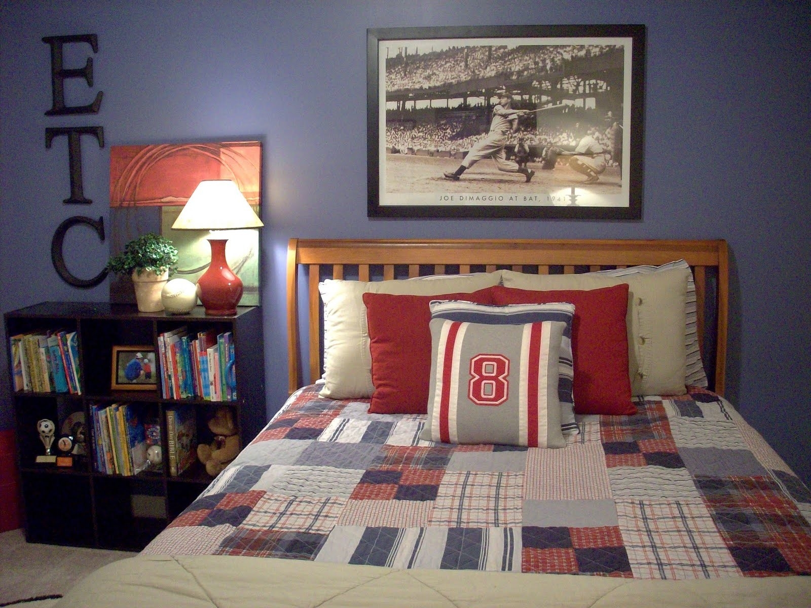 baseball bedroom wallpaper,room,furniture,wall,interior design,property