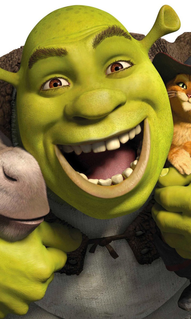 shrek wallpaper iphone,cartoon,animated cartoon,animation,mouth,smile