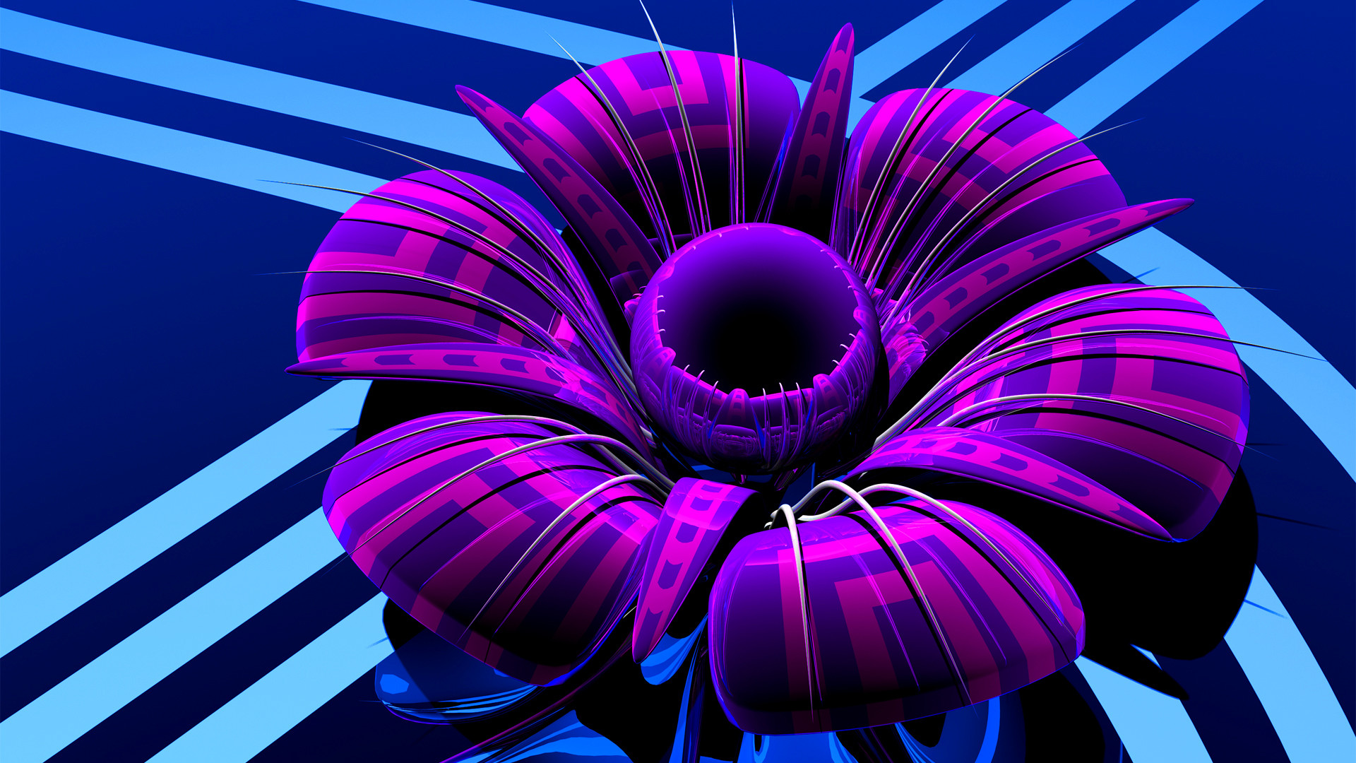 trance wallpaper,blue,purple,violet,petal,fractal art