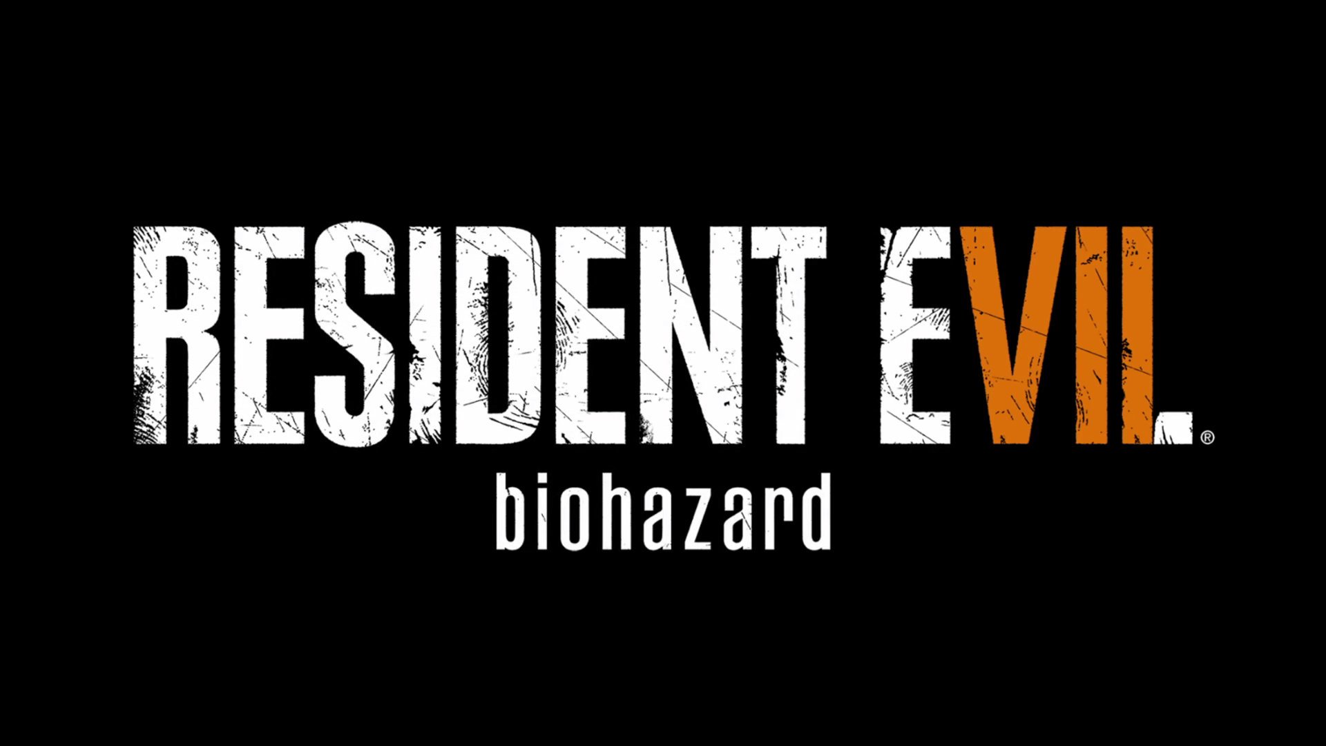 resident evil 7 biohazard wallpaper,font,text,logo,brand,graphics