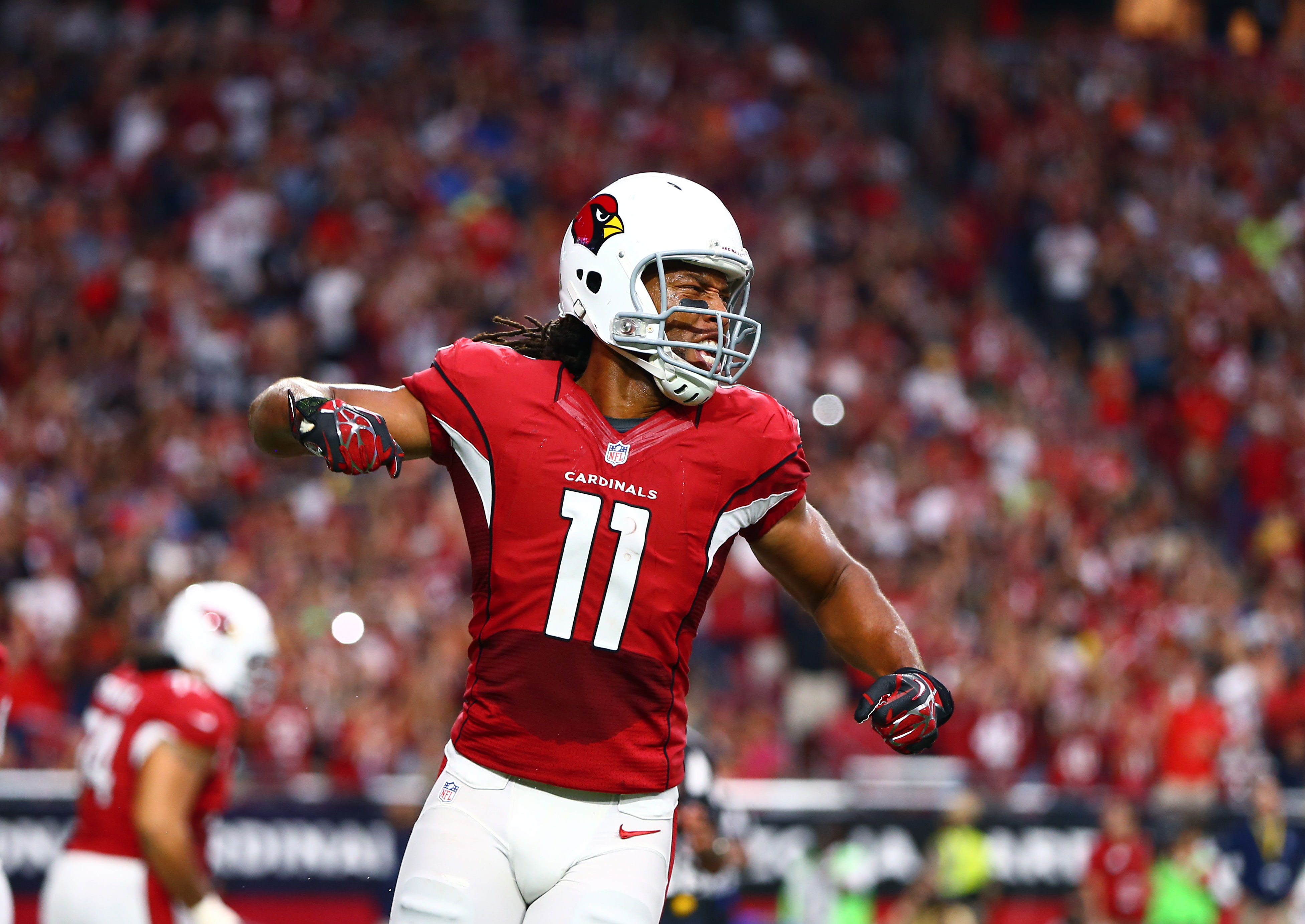 larry fitzgerald wallpaper,player,sports,sports gear,helmet,sports equipment