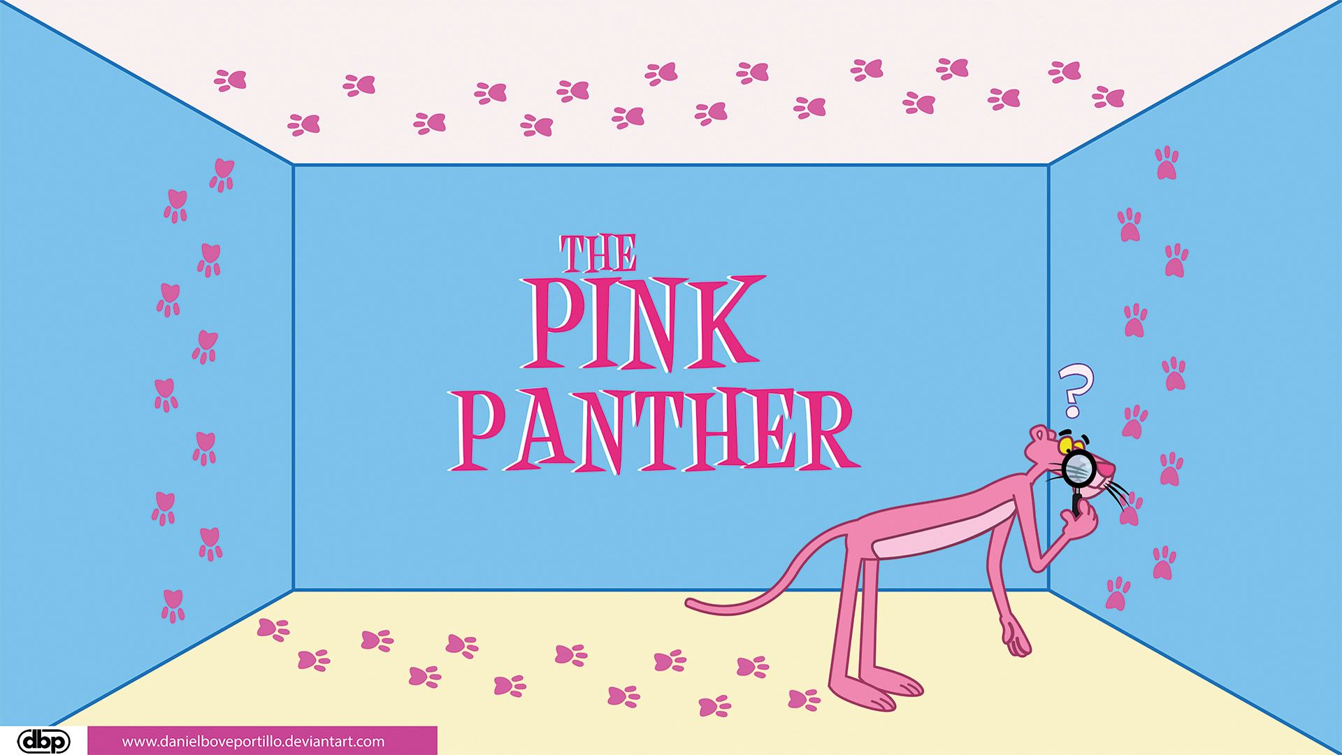 pink panther wallpaper,pink,text,greeting card,line,font