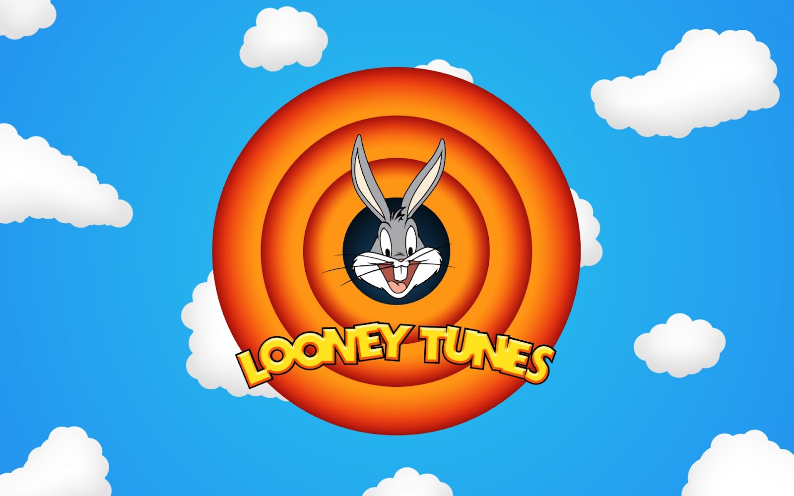 looney tunes fond d'écran hd,orange,symbole,ciel,illustration,emblème