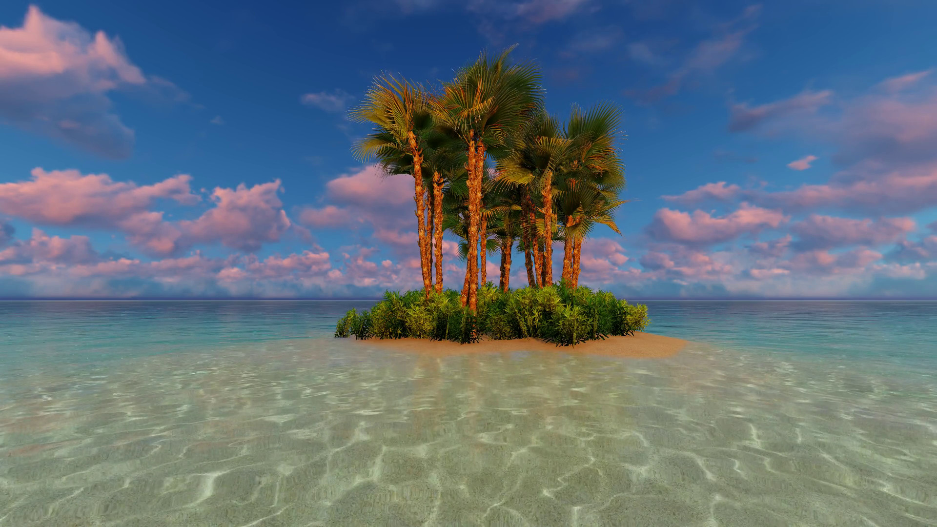 熱帯の島の壁紙,自然,空,木,自然の風景,海