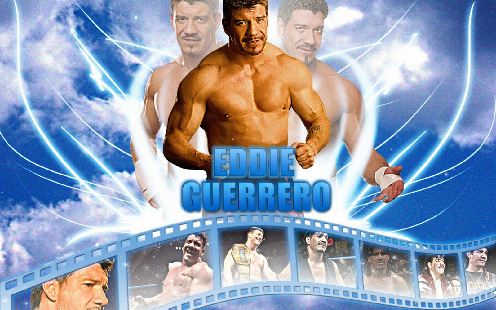 eddie guerrero wallpaper,professional wrestling,wrestler,barechested,poster,movie