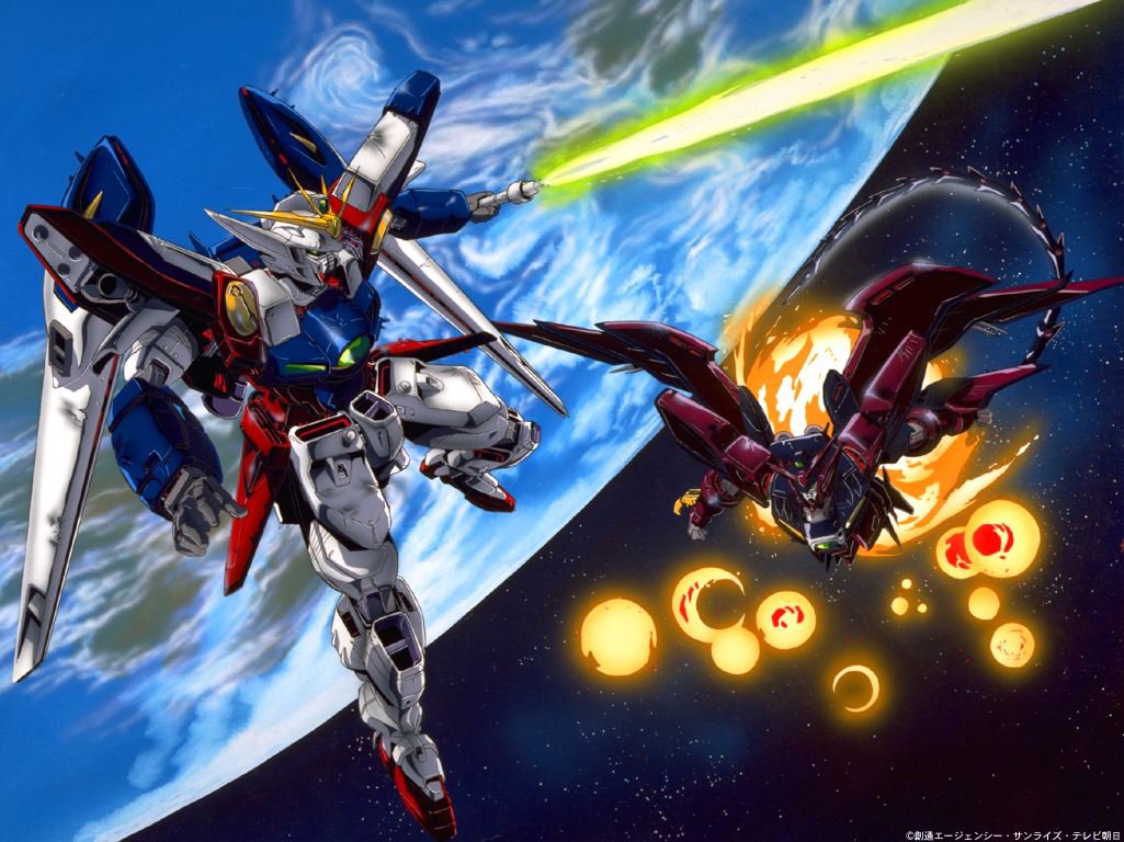 gundam wing wallpaper,action adventure game,mecha,pc game,cg artwork,strategy video game