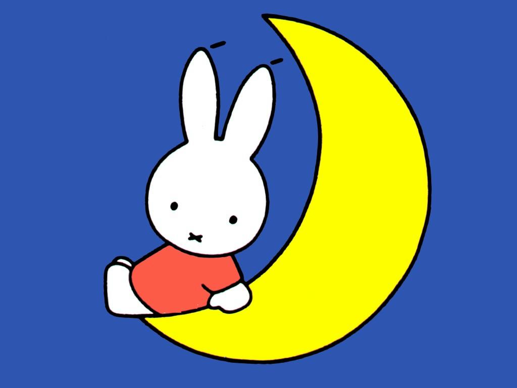 carta da parati miffy,cartone animato,blu,coniglio,cartone animato,conigli e lepri