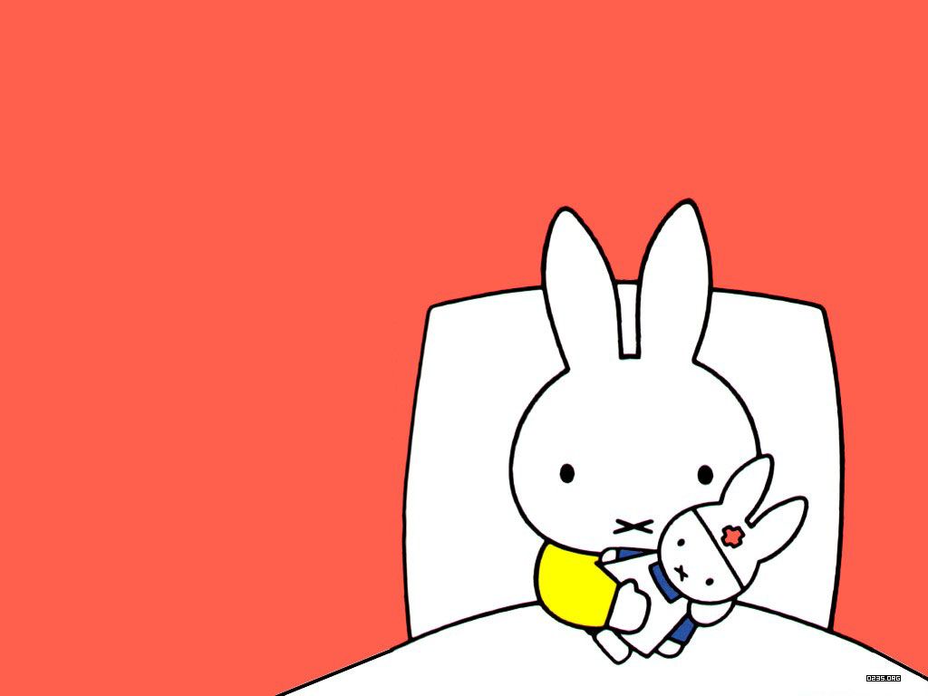 miffy wallpaper,cartoon,red,white,rabbit,rabbits and hares