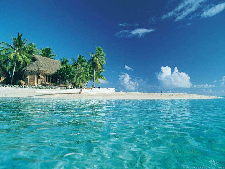 carta da parati tahiti,paesaggio naturale,cielo,mare,oceano,caraibico
