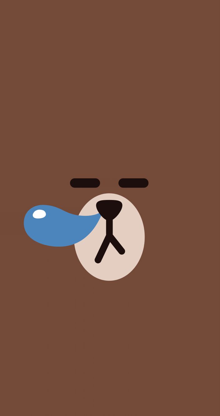 brown wallpaper line,cartoon,nose,illustration,animation,teddy bear